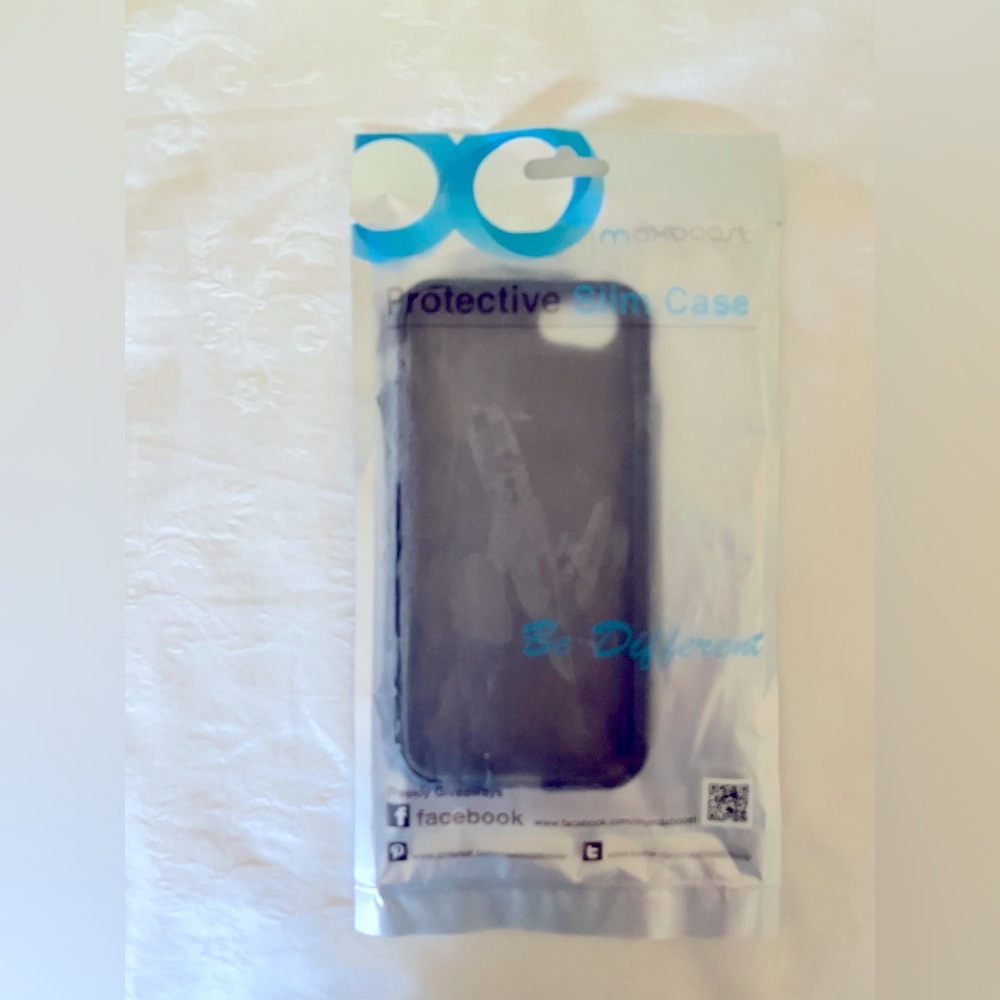 Maxboost Protective Slim iPhone 6 Transparent Clear Black Case